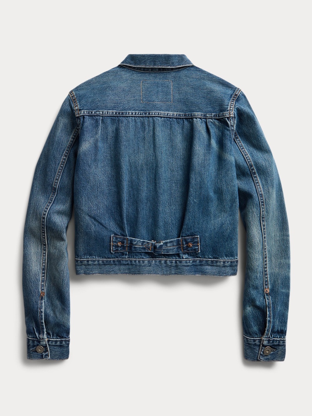 Ralph Lauren RRL | NWOT Cropped Blue Denim Jacket - Picture 7 of 13